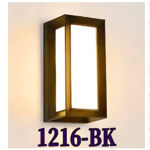 LED wall light black modern design 1216-BK