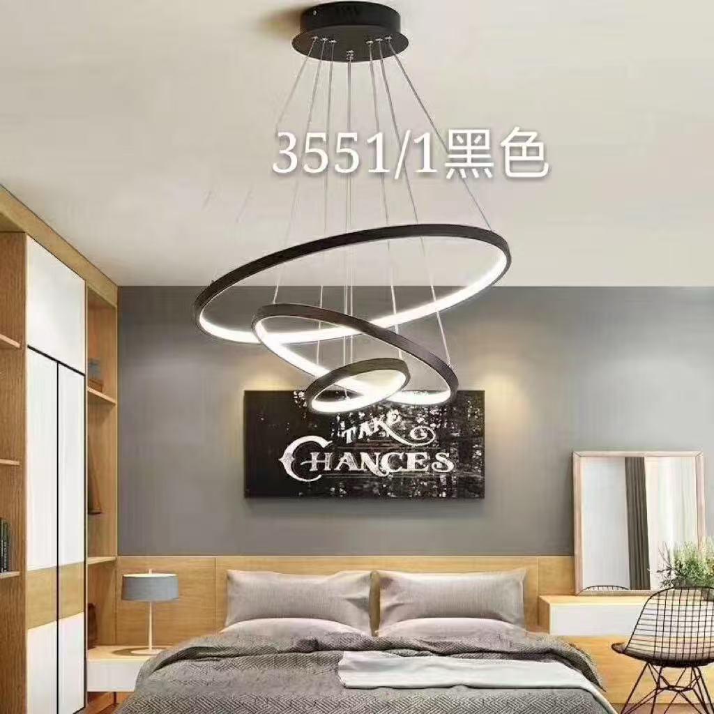 Modern Spiral LED Chandelier Pendant Light – Luxury Ceiling Lighting for Bedroom & Living Room | UAE