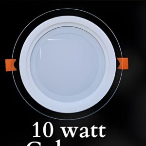 (5pcs pack) 10W Round LED Panel Light  White colour– Slim Recessed Ceiling Downlight لوح إضاءة LED دائري 10 واط – سبوت لايت سقفي نحيف