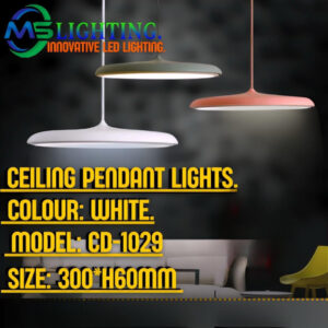 Modern LED Ceiling Pendant Light CD-1029 – White Hanging Lamp | UAE