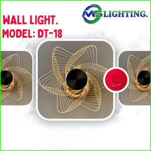 Modern LED wall light DT-18 artistic spiral decorative indoor wall lamp