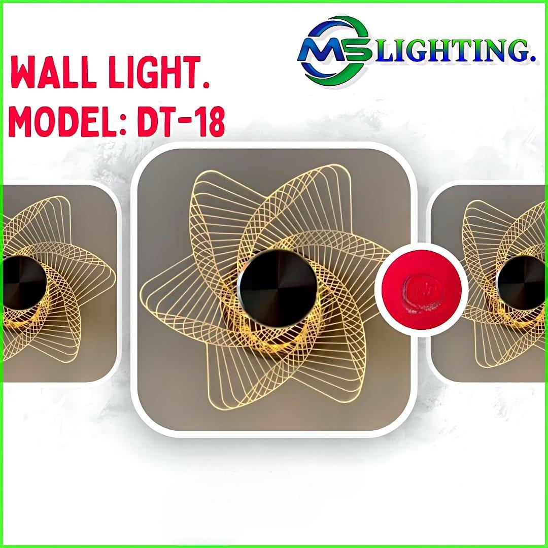 Modern LED wall light DT-18 artistic spiral decorative indoor wall lamp