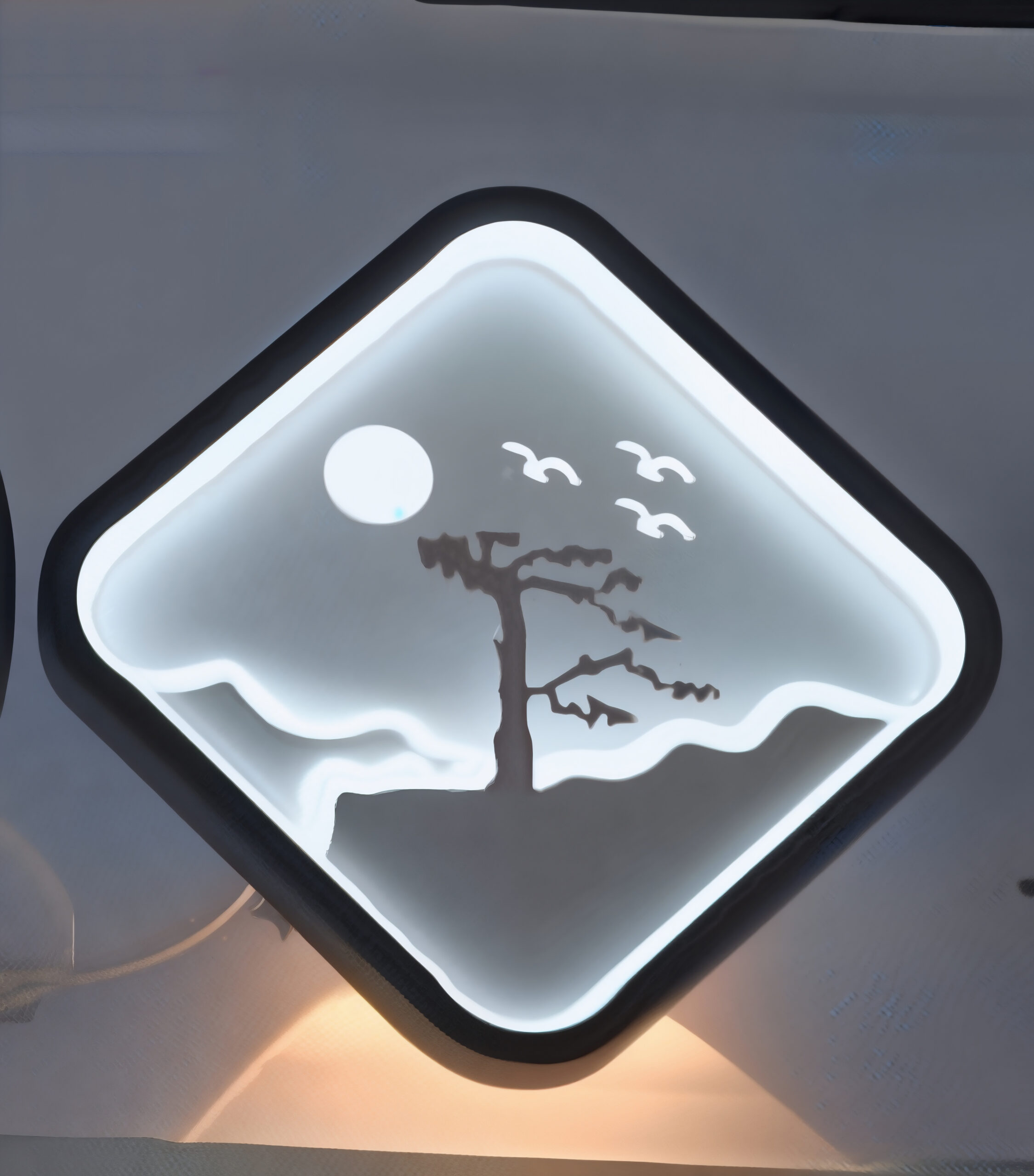 Modern LED Wall Light with Artistic Landscape Design – Soft Ambient Decorative Wall Lamp مصباح حائط LED عصري بتصميم فني للمناظر الطبيعية – إضاءة جدارية ديكورية ناعمة