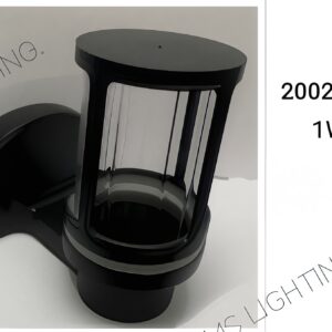 Outdoor LED Wall Light 1 Way – Modern Black Exterior Lighting