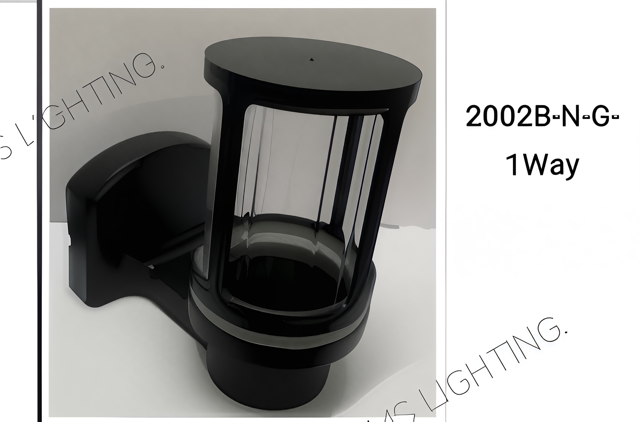 Outdoor LED Wall Light 1 Way – Modern Black Exterior Lighting