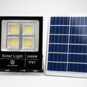 2400W Solar LED Flood Light with External Solar Panel – IP67 Waterproof Outdoor Light